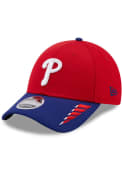 Philadelphia Phillies New Era 2T Rush 9FORTY Adjustable Hat - Red