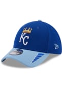 Kansas City Royals New Era Crown Logo 2T Rush 39THIRTY Flex Hat - Blue