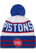 Detroit Pistons New Era Fan Fave Cuff Knit - Blue