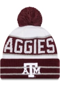 Texas A&M Aggies New Era Fan Fave Cuff Knit - Maroon