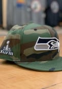 Seattle Seahawks New Era Super Bowl Side Patch 59FIFTY Fitted Hat - Green