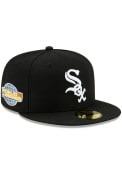 Chicago White Sox New Era Side Patch Paisley UV 59FIFTY Fitted Hat - Black