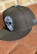 Dallas Mavericks New Era 5950 DALMAV BLACK TRUE PURPLE Fitted Hat - Black