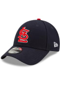 St Louis Cardinals New Era Alternate The League 9FORTY Adjustable Hat - Navy Blue