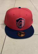 St Louis City SC New Era St. Louis City SC 59FIFTY Fitted Hat - Red