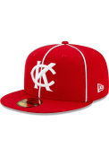 Kansas City Monarchs New Era 2021 TBTC 59FIFTY Fitted Hat - Red