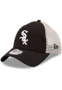 Chicago White Sox New Era Flag 9TWENTY Adjustable Hat - Black