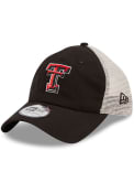 Texas Tech Red Raiders New Era Flag 9TWENTY Adjustable Hat - Black