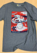 Kansas City Athletics New Era Elephant Poster T Shirt - Grey