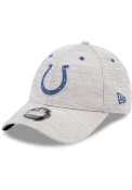 Indianapolis Colts New Era Outline 9FORTY Adjustable Hat - Grey