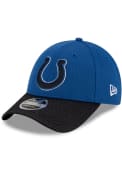 Indianapolis Colts New Era 2021 Sideline Road Stretch 9FORTY Adjustable Hat - Blue