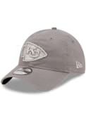 Kansas City Chiefs New Era Core Classic 9TWENTY 2.0 Adjustable Hat - Grey