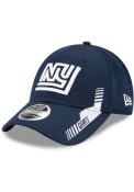 New York Giants New Era 2021 Sideline Home Stretch 9FORTY Adjustable Hat - Navy Blue