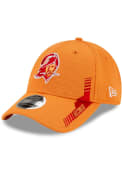 Tampa Bay Buccaneers New Era 2021 Sideline Home Stretch 9FORTY Adjustable Hat - Orange