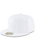 Los Angeles Dodgers New Era Tonal Basic 59FIFTY Fitted Hat - White