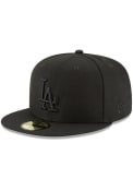 Los Angeles Dodgers New Era Tonal 59FIFTY Fitted Hat - Black