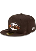 Cleveland Browns New Era 2021 Sideline Home 59FIFTY Fitted Hat - Brown