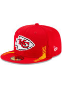 Kansas City Chiefs New Era 2021 Sideline Home 59FIFTY Fitted Hat - Red