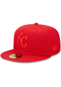 Kansas City Royals New Era Color Pack 59FIFTY Fitted Hat - Red