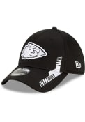 Kansas City Chiefs New Era 2021 Sideline Home 39THIRTY Flex Hat - Black
