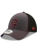 Chicago Cubs New Era Team Neo 39THIRTY Flex Hat - Grey