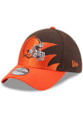 Cleveland Browns New Era Surge 39THIRTY Flex Hat - Black