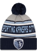 Sporting Kansas City New Era Cheer Knit - Navy Blue