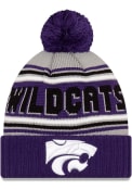New Era Cheer K-State Wildcats Mens Knit Hat - Purple