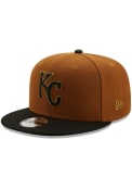 Kansas City Royals New Era 2T Color Pack 9FIFTY Snapback - Brown