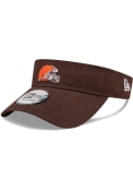 Cleveland Browns New Era Basic Adjustable Visor - Brown
