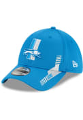 Detroit Lions New Era Retro 2021 Sideline Home 39THIRTY Flex Hat - Blue