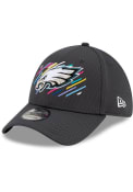 Philadelphia Eagles New Era 2021 Crucial Catch 39THIRTY Flex Hat - Grey