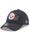 Pittsburgh Steelers New Era 2021 Crucial Catch 39THIRTY Flex Hat - Grey