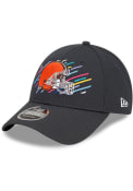 Cleveland Browns New Era 2021 Crucial Catch Stretch 9FORTY Adjustable Hat - Grey