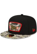 Kansas City Chiefs New Era 2021 Salute to Service 59FIFTY Fitted Hat - Black
