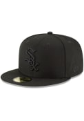 Chicago White Sox New Era Tonal Basic 59FIFTY Fitted Hat - Black