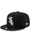 Chicago White Sox New Era Wool 59FIFTY Fitted Hat - Black