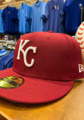 Kansas City Royals New Era KC Royals Red GCP Grey UV 59FIFTY Fitted Hat - Red