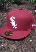 Chicago White Sox New Era Chi White Sox Red GCP Grey UV 59FIFTY Fitted Hat - Red