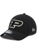 Purdue Boilermakers New Era Purdue Boilermakers Black 39THIRTY Flex Hat - Black