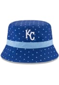 Kansas City Royals Youth New Era KC Royals Reversible Youth Bucket Bucket Hat - Blue