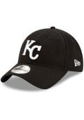 Kansas City Royals New Era KC Royals Black MLB20 Clutch 9TWENTY Adjustable Hat - Black