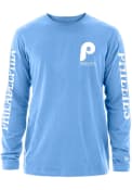 Philadelphia Phillies New Era ENERGY BRUSHED COTTON T Shirt - Light Blue