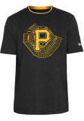 Pittsburgh Pirates New Era STADIUM BRUSHED COTTON T Shirt - Black