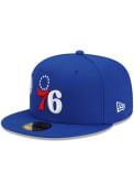 Philadelphia 76ers New Era City Cluster 59FIFTY Fitted Hat - Blue