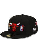 Chicago Bulls New Era Count The Rings 59FIFTY Fitted Hat - Black
