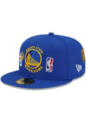 Golden State Warriors New Era Count The Rings 59FIFTY Fitted Hat - Blue