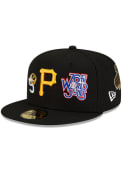 Pittsburgh Pirates New Era Count The Rings 59FIFTY Fitted Hat - Black