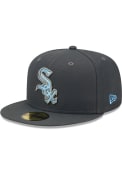 Chicago White Sox New Era 2022 Fathers Day 59FIFTY Fitted Hat - Charcoal