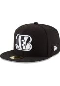 Cincinnati Bengals New Era Basic 59FIFTY Fitted Hat - Black